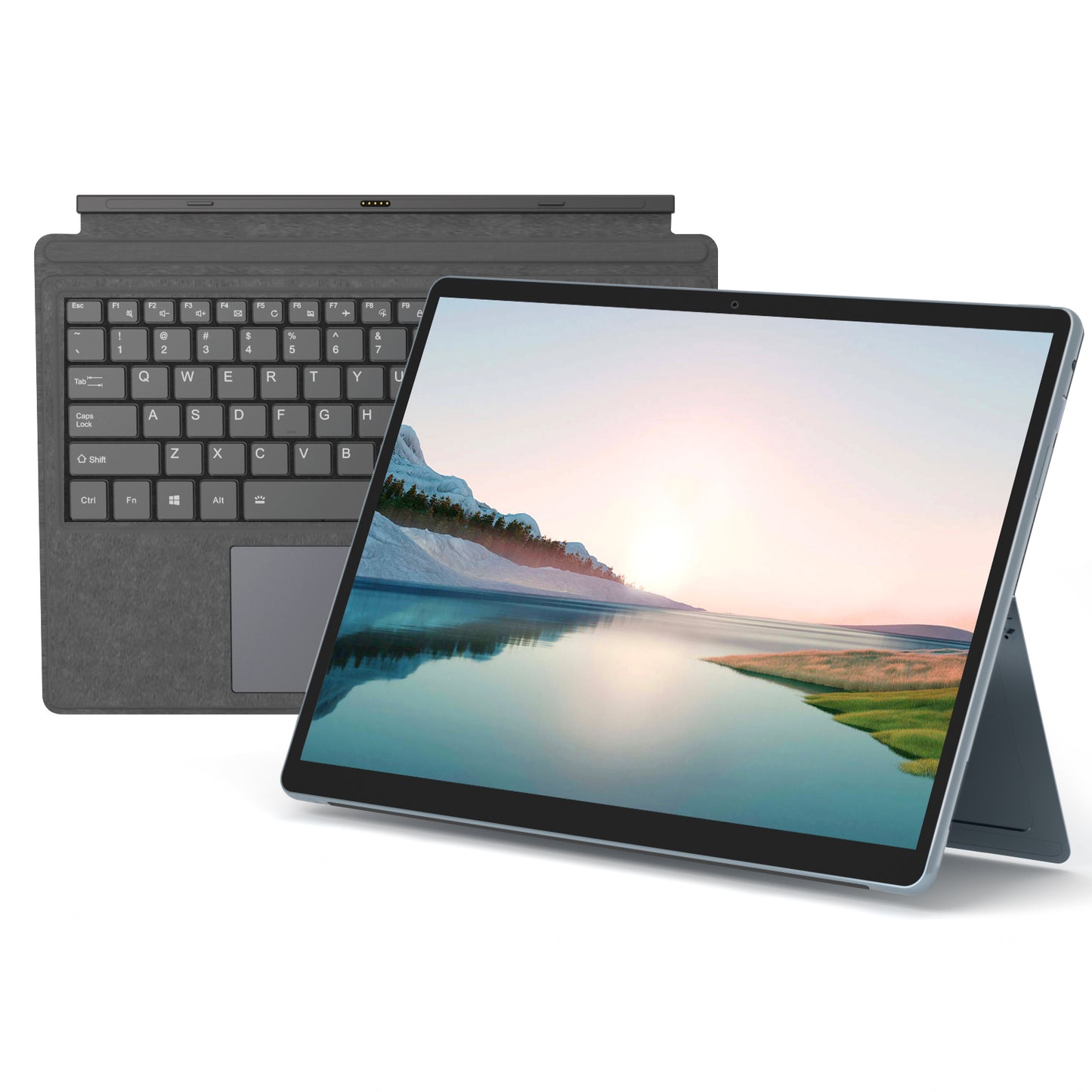 2-in-1 Laptop - Win 11 Tablet - Core i7-1255UG7-RAM 16GB - 1TB SSD-13 "2K Touch Screen Detachable Keyboard (penless)