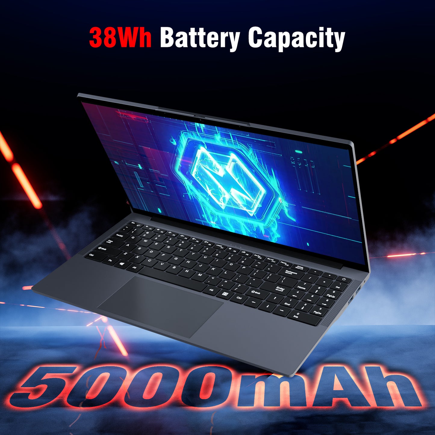 15.6 inch Laptop Computer, Core i3 8100Y Laptops Up to 3.4GHZ, 16GB RAM 512GB SSD Processor Notebook, 1920x1080 HD, 2.4G/5G WIFI, BT5.0, Type-c, USB-3.0, HDMI, TF Card Slot