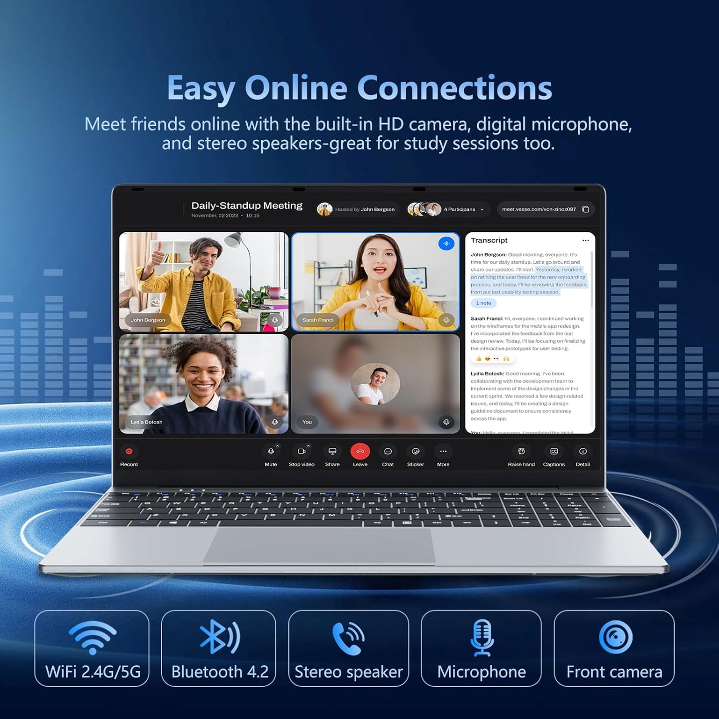 Gaming Laptop i5-7Y54, 15.6 inch Laptop(Up to 3.20 GHz), Business Notebook Computer for 16GB RAM 1TB SSD, Full HD 1920X1080 Display Backlit Keyboard 180 Angle Opening,WiFi 5 BT4.2 MINI HDMI