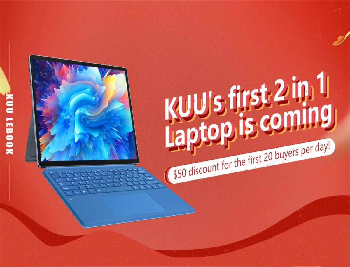 Accept A Special Gift From KUU: Lebook 2-In-1 Laptop