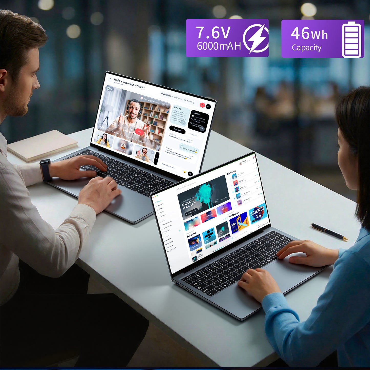 KUU 16'' Windows 11 Laptop Computer, Intel Core i7-6500U Laptop 16GB DDR4 512GB SSD, FHD 1080P Display & Backlit Keyboard, Fingerprint, Webcam, Mini-HDMI, WiFi 5, Bluetooth, Study, Business