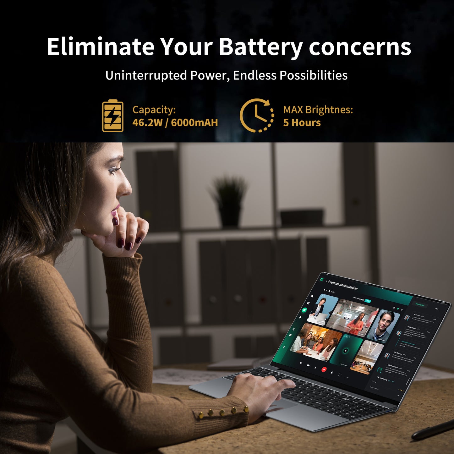 2025 Laptop, AMD Ryzen 5 7430U(Up to 4.3GHz), 16GB DDR4 1TB NVME SSD, 15.6" FHD IPS Screen, 62.7Wh Battery, WiFi-5, USB3.2, 2 Stereo Speakers, 2 Memory Slots.