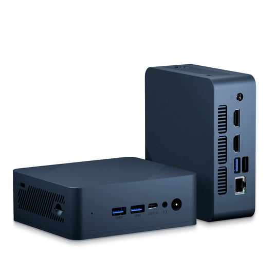 KR1 Gaming Mini PC, R5-3550H (up to 3.7GHz), 16GB RAM 512GB SSD, Support WiFi 5, BT4.2 Above, USB Type A,HDMI 2.1 TMDS,RJ45,Type-C,DC-in Jack,Home/Business Mini Desktop Computer,Win 11 Pro/Linux